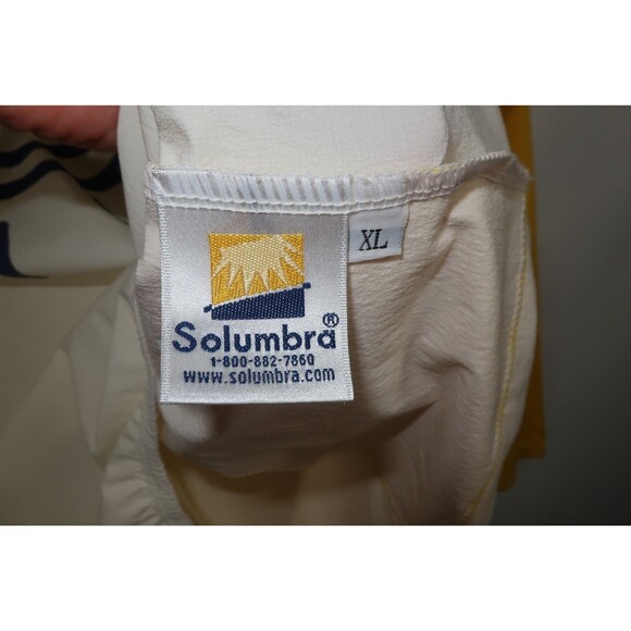 Solumbra Men's Cycling Shirt Jacket SPF Sun Protection Size XL 1/4 Zip #1066 - Picture 6 of 9